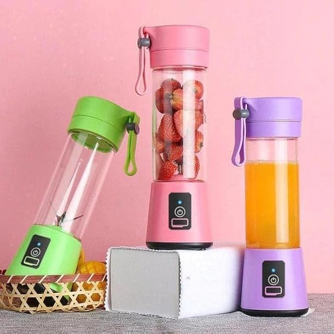 PortableBlender, USB Rechargeable Mini JuicerBlender,Electric Juicer Bottle Blender Grinder Mixer,
