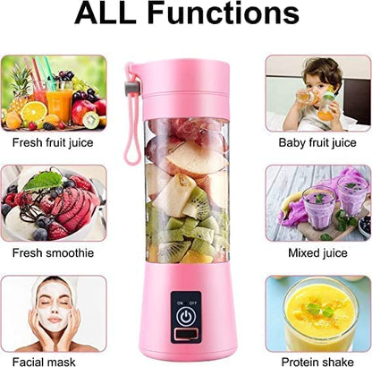 PortableBlender, USB Rechargeable Mini JuicerBlender,Electric Juicer Bottle Blender Grinder Mixer,